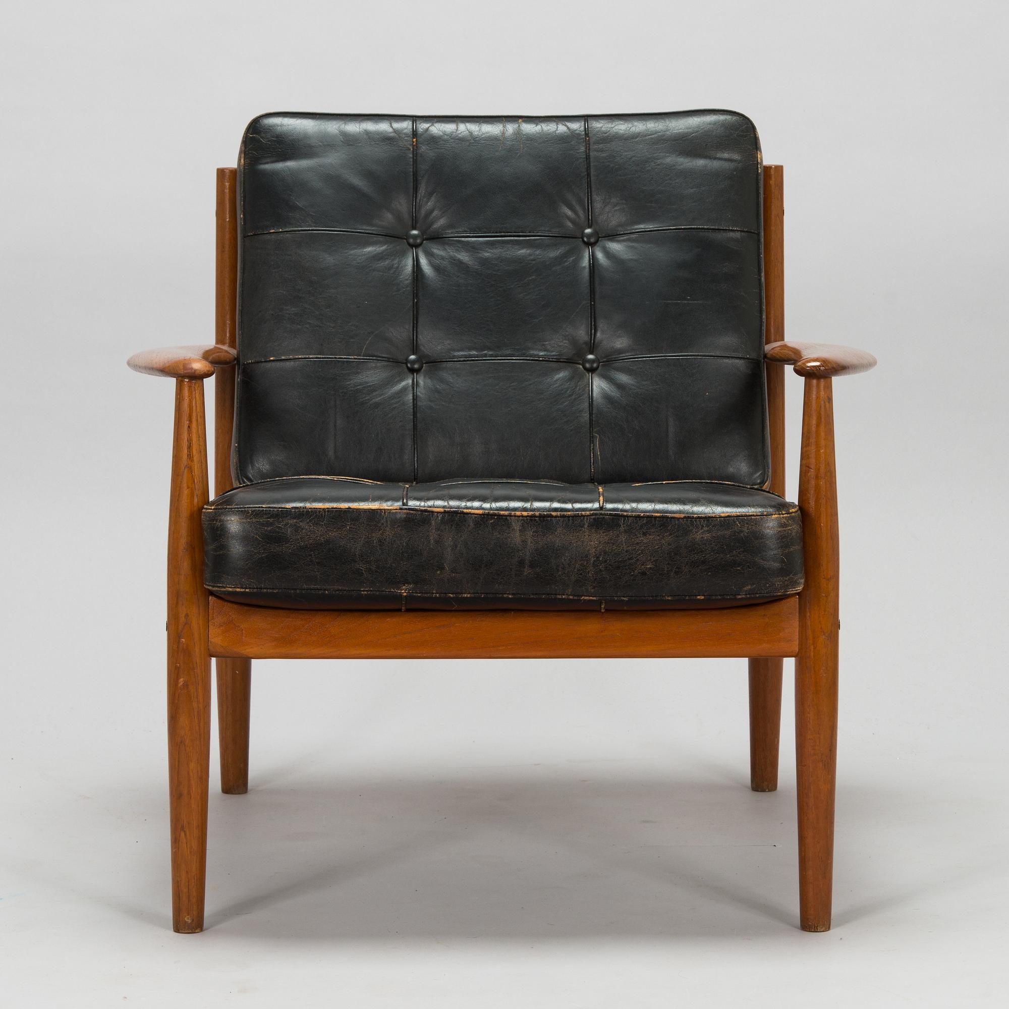 Grete Jalk,  a model 118 lounge chair, France & Son, Denmark, 1960s.