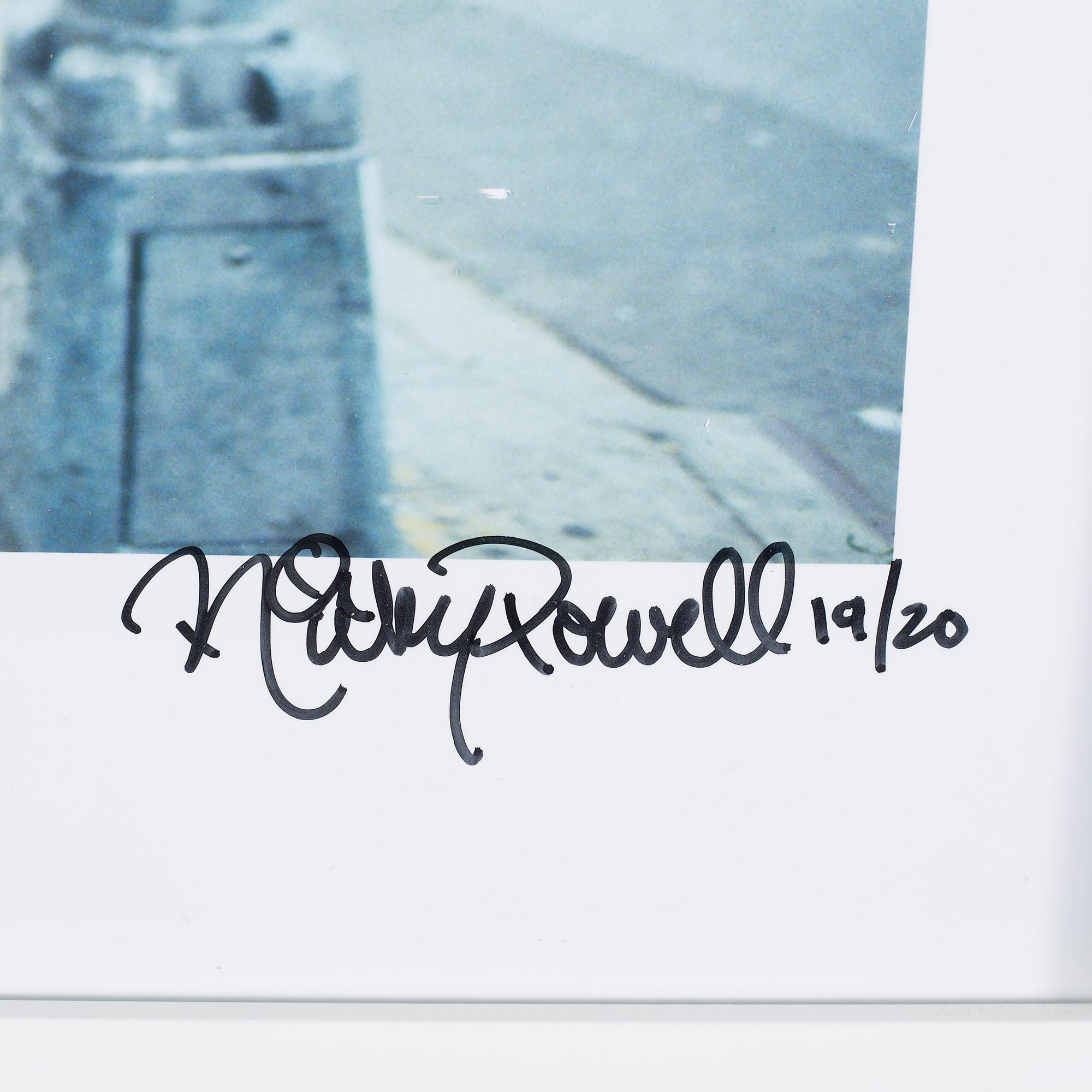 RICKY POWELL, a photography, signed and numbered 19/20.