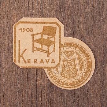 BOKHYLLA, Art Deco, lackat trä, 1920/30-tal.