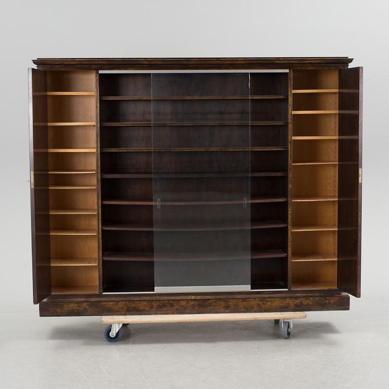 A stained birch bookcase from Nordiska Kompaniet, 1929.