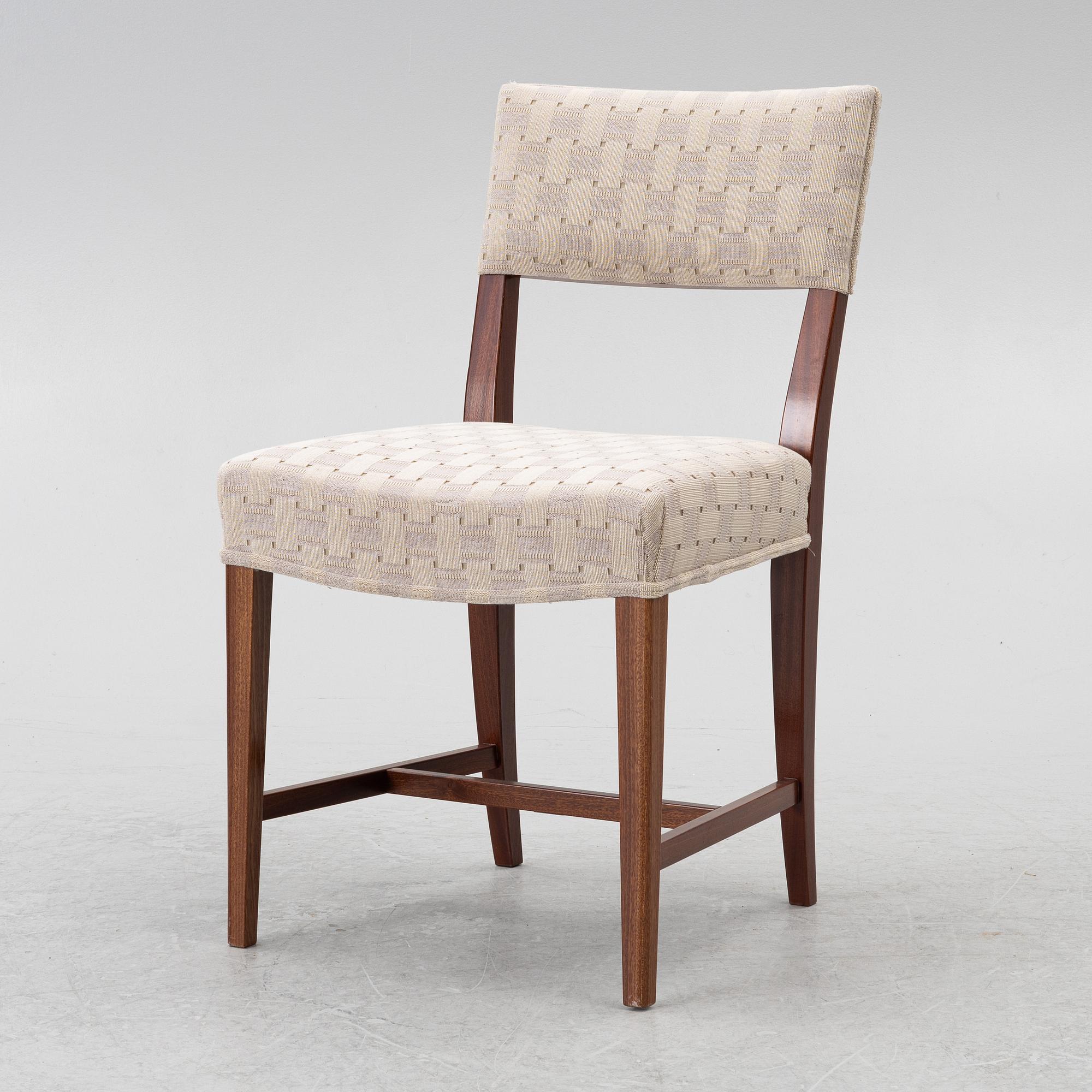 Josef Frank, stol, modell 695, Firma Svenskt Tenn, daterad 2024.