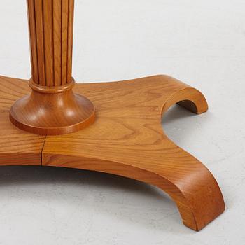 A Swedish Modern elm sewing table, Svenska Möbelfabrikerna, Bodafors, 1940's.