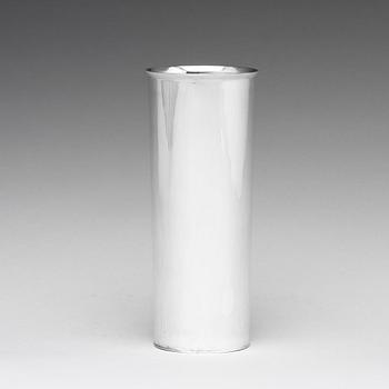 Sigurd Persson, a sterling silver vase, Stockholm, 1963, executed by Johann Wist.