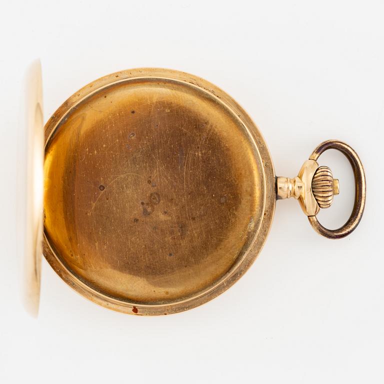 Pocket watch, hunter, 52 mm.