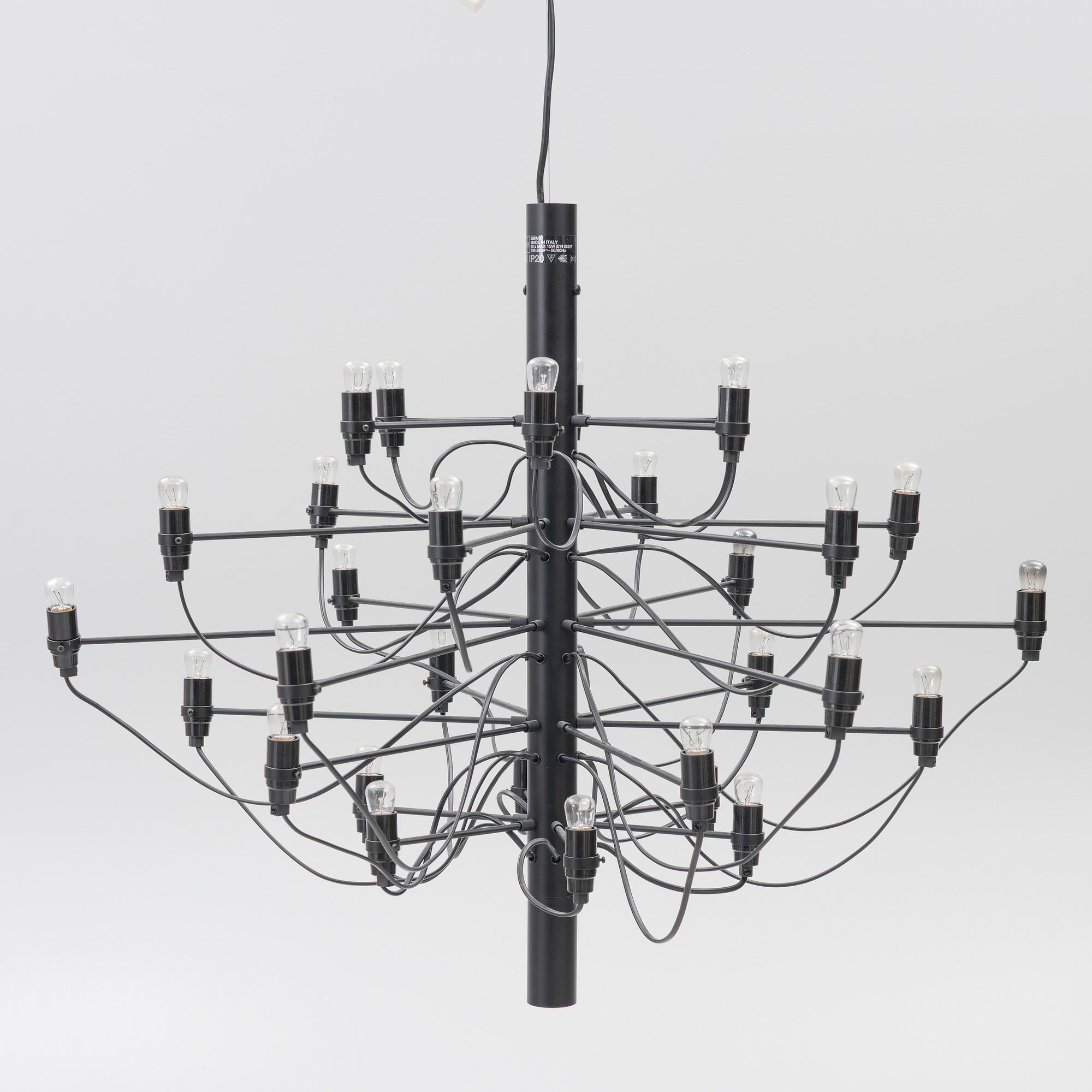 Gino Sarfatti, a model 2097/30 ceiling lamp, Flos, Italy.
