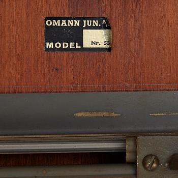 Omann Jun, matbord, "modell 55", Danmark, 1960/1970-tal.