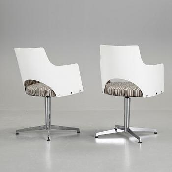 FÅTÖLJER/STOLAR, ett par. "Cortina", Gunilla Allard, Lammhults, 1990/2000-tal.