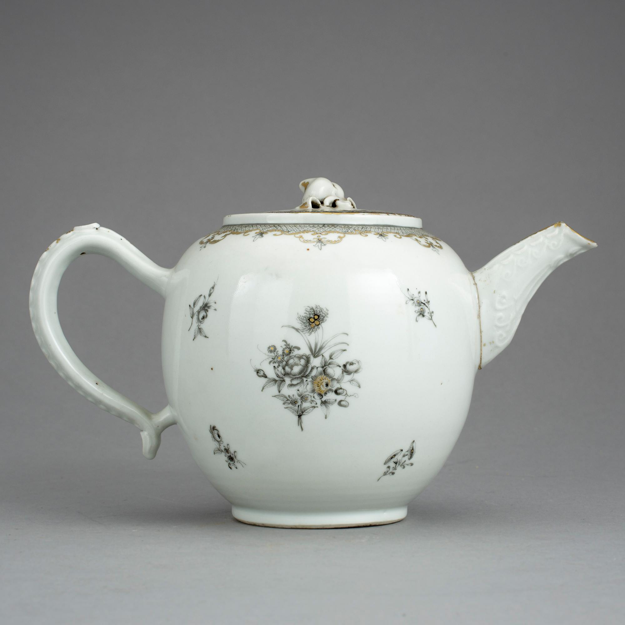 TEKANNA, kompaniporslin, Kina, 1700-tal.