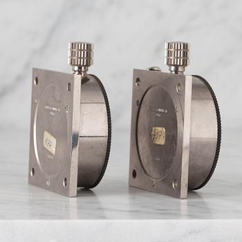 HEUER, Master-Time 8-Days samt Monte-Carlo stoppur, panelur, 57,5 x 57,5 mm,