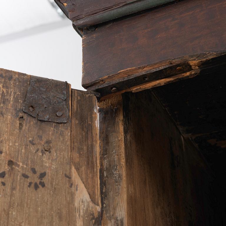 A painted cabinet, Värmland, dated 1847.