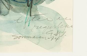 Gösta Werner, "Efter en regnskur".