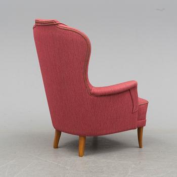 CARL MALMSTEN, a 'Farmor' easy chair from AB O.H. Sjögren, Tranås, 1987.