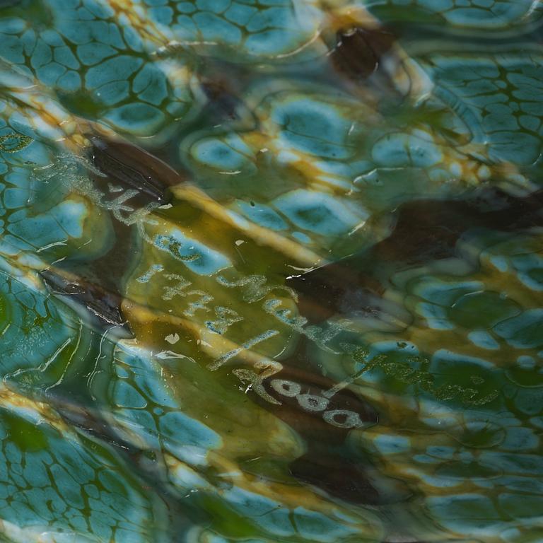 Oiva Toikka, a multi coloured glass sculpture of a bird, Nuutajärvi Notsjö, Finland.