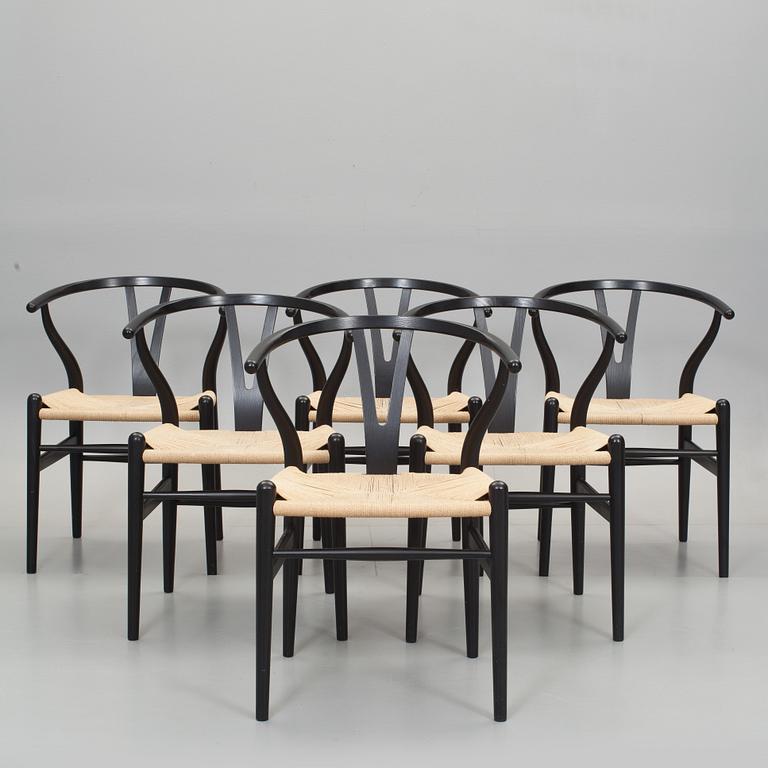 STOLAR, 6 st, "Y-stolen", Hans J Wegner, Carl Hansen & Son, 2006.