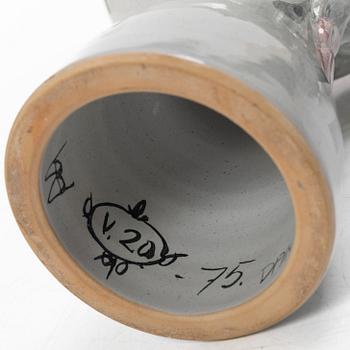 Björn Wiinblad, two vases, including 'Eva', rosendahl Design Group, Denmark.