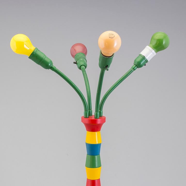 ÅKE PALLARP, a scuilpture "Electrified Tulips", painted wood, metal and plastic, 1968, signed and numbered 80/100.