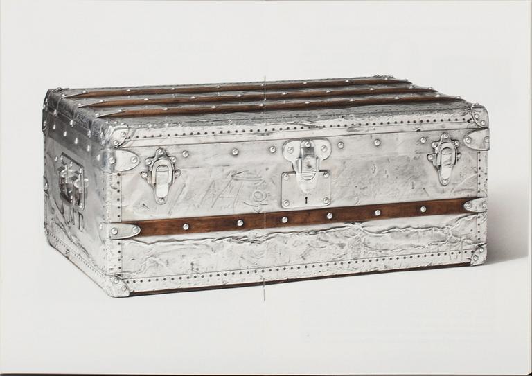 UTSTÄLLNINGSAFFISCH med katalog Louis Vuitton, Paris 2015-2016.