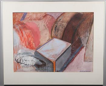 JAN KENNETH WECKMAN, blandteknik, signerad och daterad 1989.