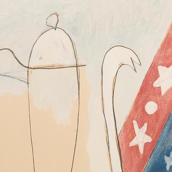 Pablo Picasso, After, from "Faunes et Flores d'Antibes" 1960.