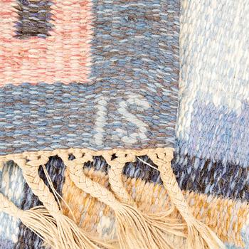 Ingegerd Silow, Rug, flat weave, signed, approximately 232x169 cm.