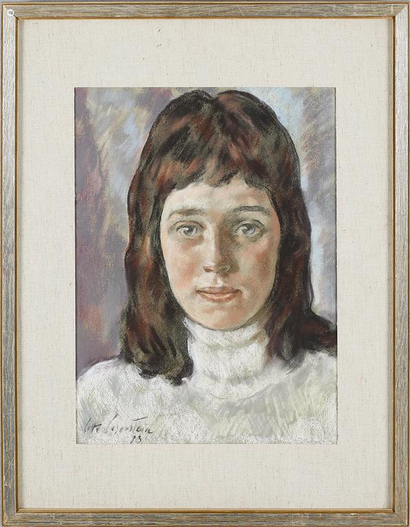 LOTTE LASERSTEIN, pastell, signerad -73.