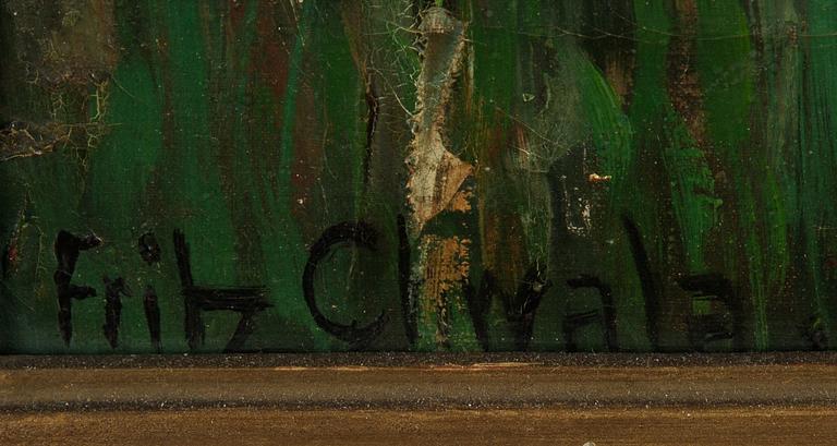 Fritz Chwala, oil on canvas, signed.