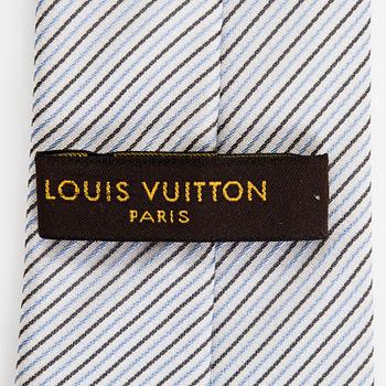 Louis Vuitton, four silk ties.