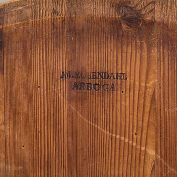 A early 1800's birch folding table.