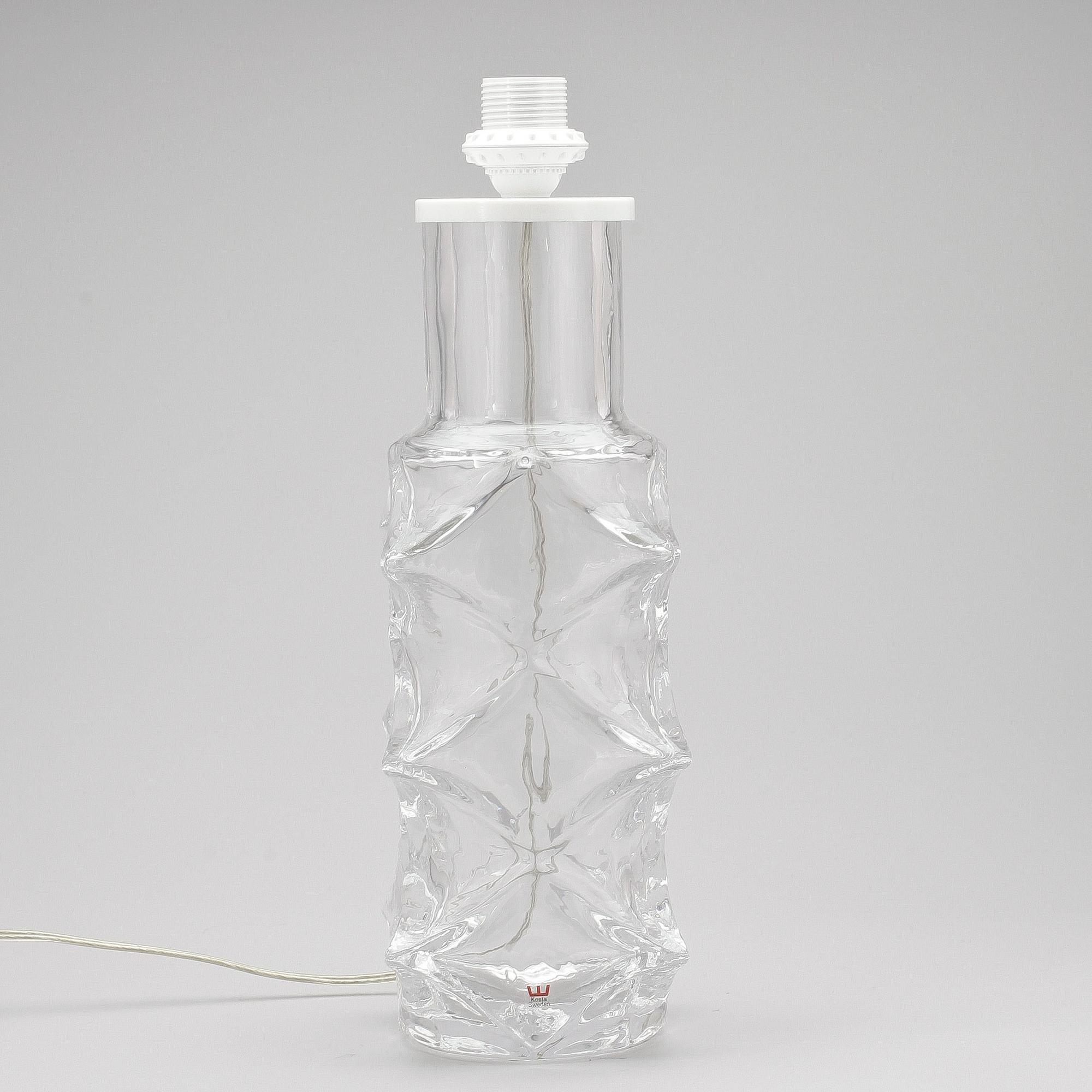 BORDSLAMPA, glas, Hanne Dreutler, Kosta.