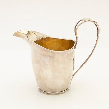 Cream jug, silver, Empire, 1818.