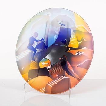 Bertil Vallien, fat, glas, Kosta Boda.