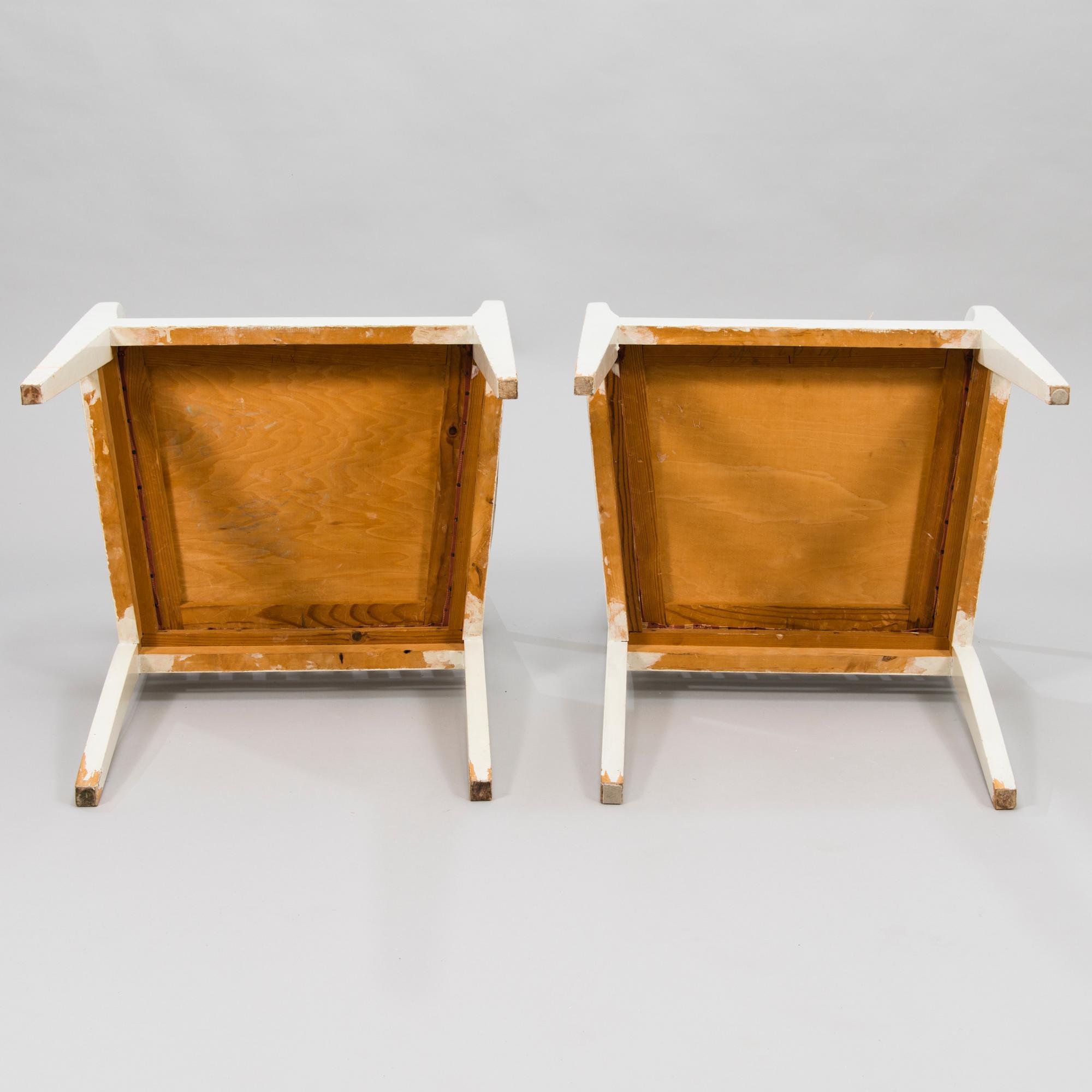 ELIEL SAARINEN, MÖBLEMANG, 4 delar.