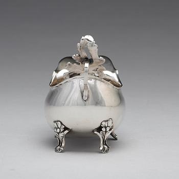 A Swedish 18th century silver cream-jug, mark of Pehr Zethelius, Stockholm 1774.