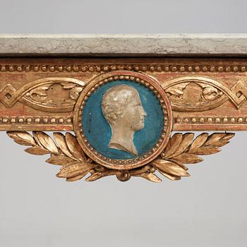 KONSOLBORD, stockholmsarbete, 1700-talets slut, gustavianskt.