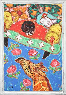 JACK SANGWILL, olja på duk, signerad.