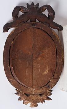 Spegellampetter, ett par, för ett ljus, 1700-talets slut, Gustavianska.