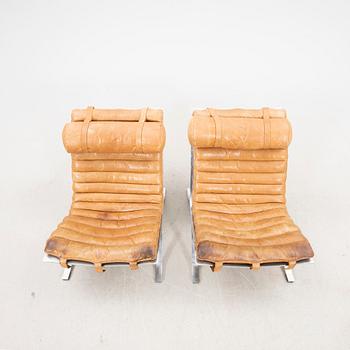 Arne Norell, a pair of leather "Ari" easy chairs later part of the 20th century.