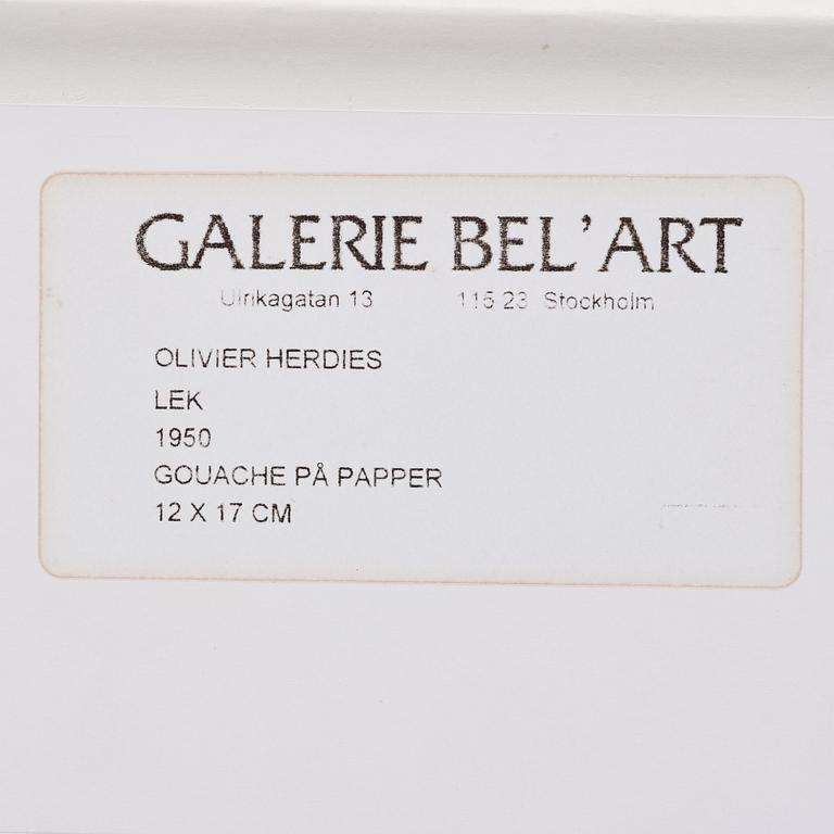 Olivier Herdies, "Lek".