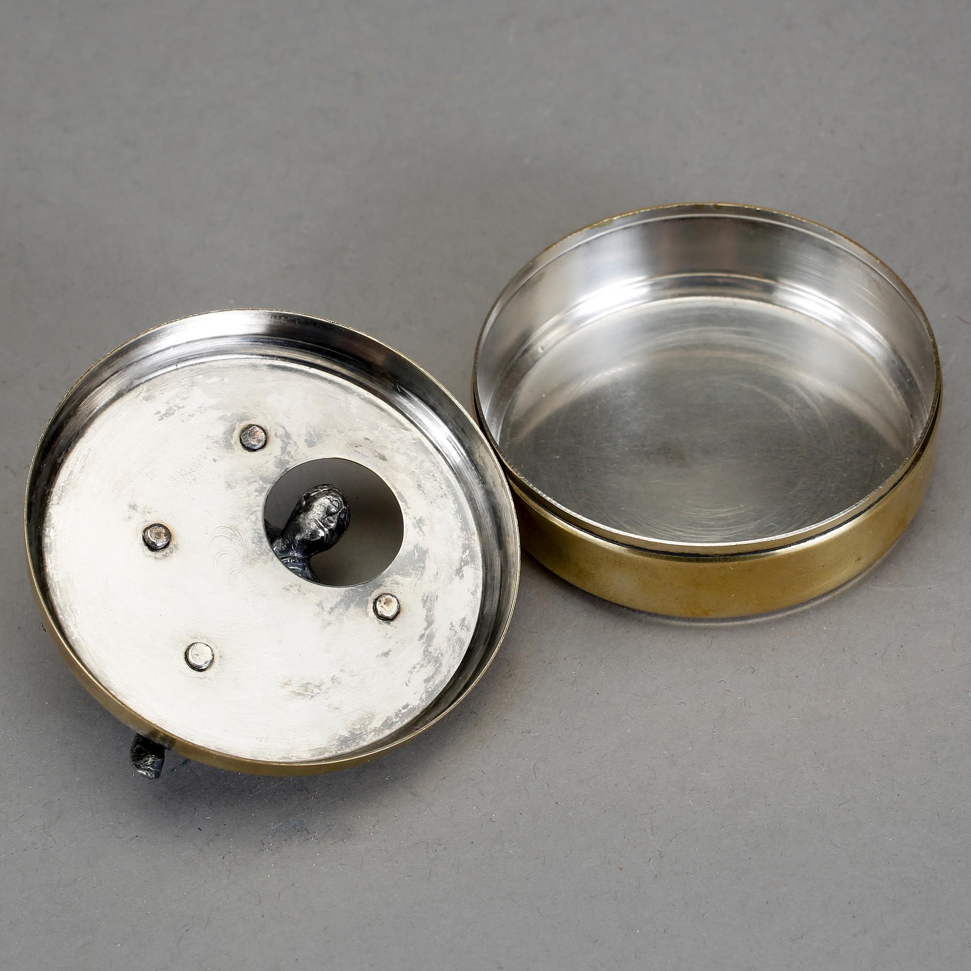 MANSCHETTKNAPPSASK, "Originell", Widerholm och Dahlberg, Eskilstuna, 1920-/30-tal.