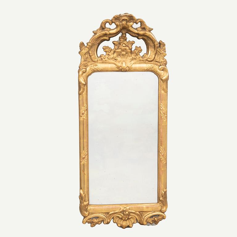 Rococo mirror mid-18th century.