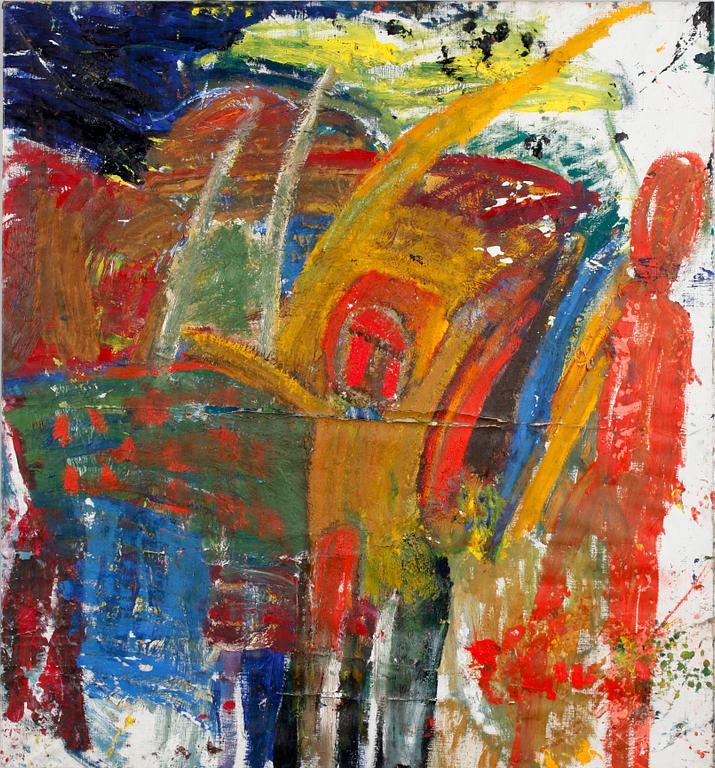 ERLAND CULLBERG, olja på duk. Otydlig sign.