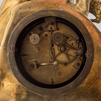 A french pendulum clock, second half of the 19th century.