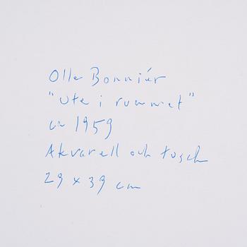 Olle Bonniér, "Ute i rummet".