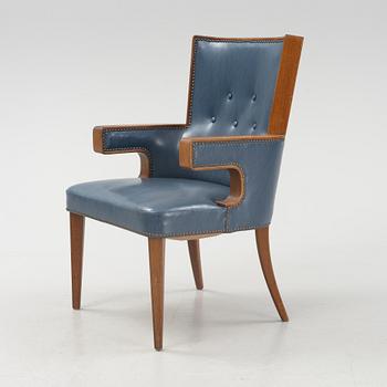 Fåtölj, Swedish Modern,  Franklins Möbler, 1950-tal.