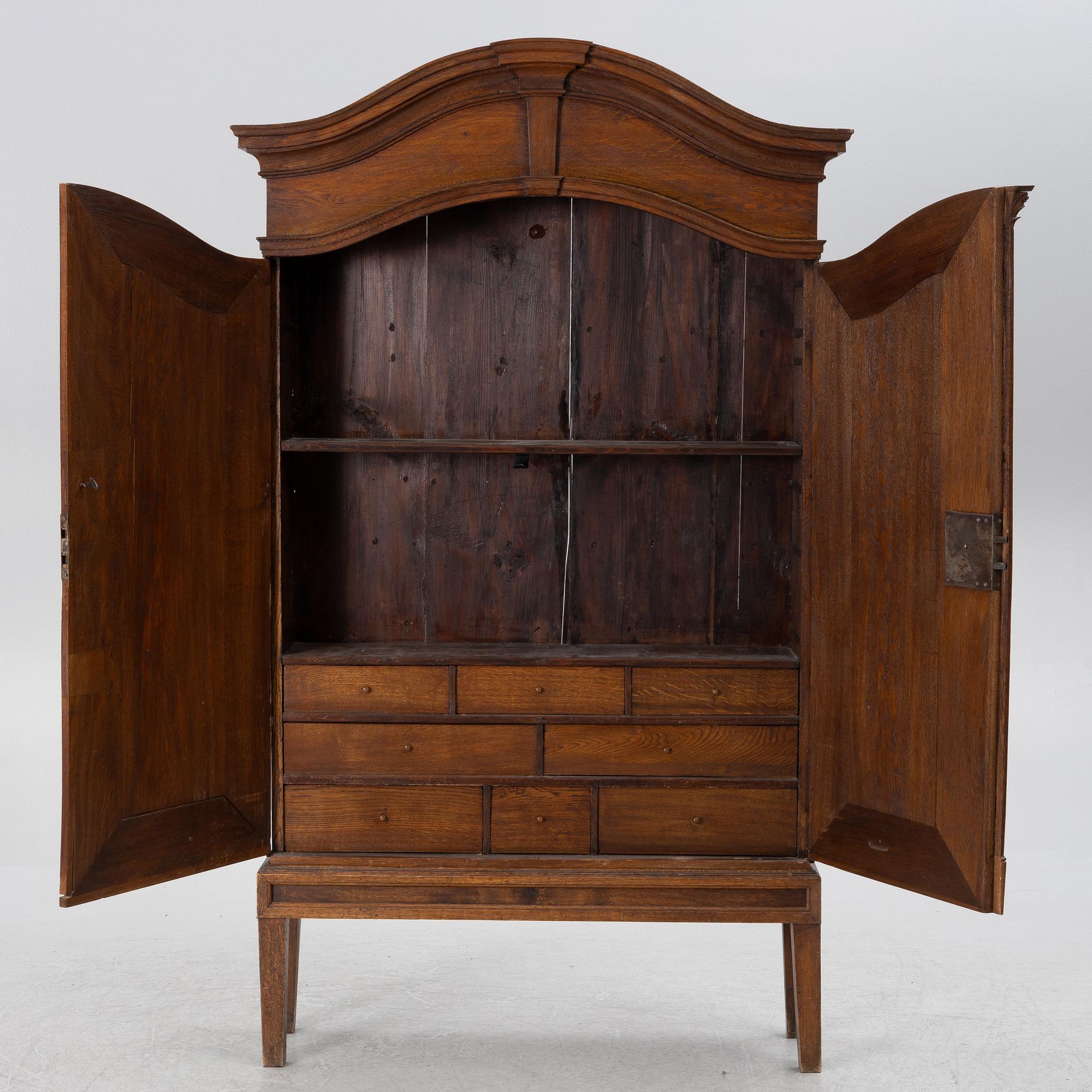 A Rococo cabinet, second half of the 18th century.