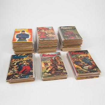 A lot of "Serietidningen Fantomen" comic books complete years 1951-58.