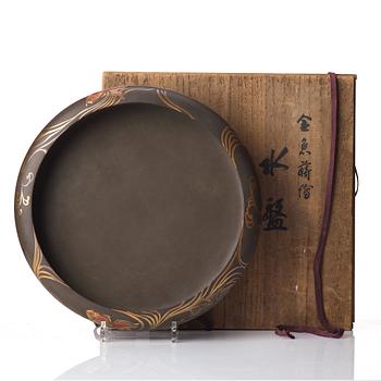SKÅL, lackerat trä. Japan, Zohiko Company.