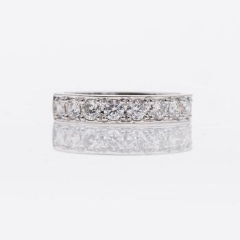 RING, briljantslipade diamanter, 18K vitguld. A. Tillander, Helsingfors 2014.