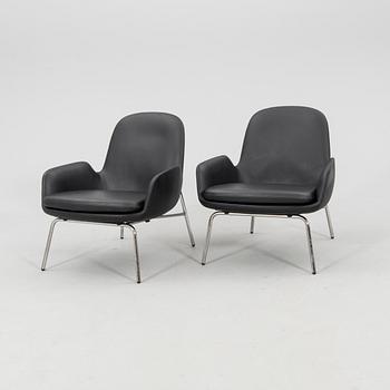 Simon Legald, armchairs, a pair, 'Era Lounge Chair Low', Normann Copenhagen, designed in 2014.