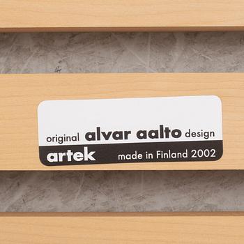 Alvar Aalto, a model 153B bench, Artek, 2006.